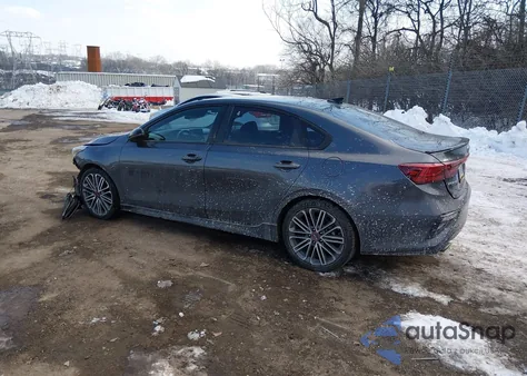 2021 Kia Forte Gt из США, поврежденный, VIN 3KPF44AC4ME325522